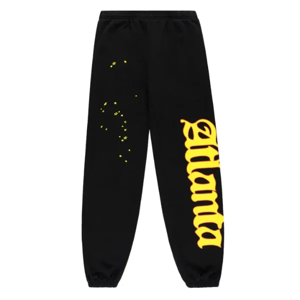 Sp5der Atlanta Graphic Track Pants Black Sp5der Atlanta Graphic Track Pants Black