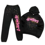 Sp5der P*nk V2 Tracksuit Black