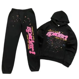 Sp5der P*nk V2 Tracksuit Black