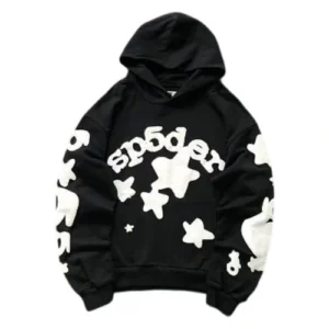 Sp5der Reflective Beluga Tracksuit Black