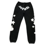 Sp5der Reflective Beluga Tracksuit Black