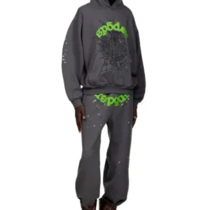 Sp5der Wait Web Tracksuit Slate Grey