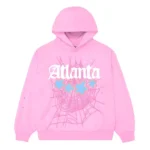 Sp5der Atlanta Hoodie Pink