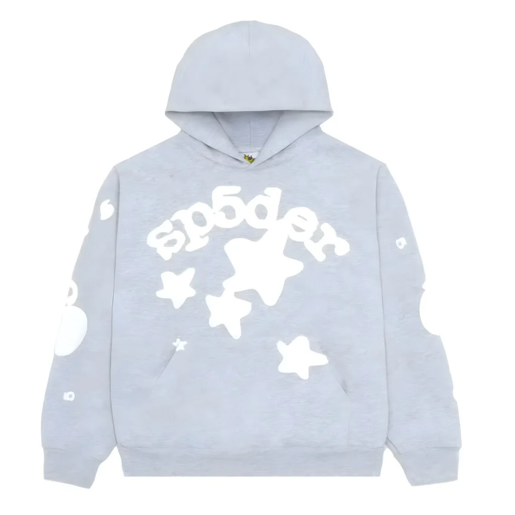 Sp5der Beluga Hoodie Heather Grey Sp5der Beluga Hoodie Heather Grey