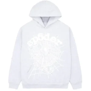 Sp5der OG Web Hoodie Heather Grey