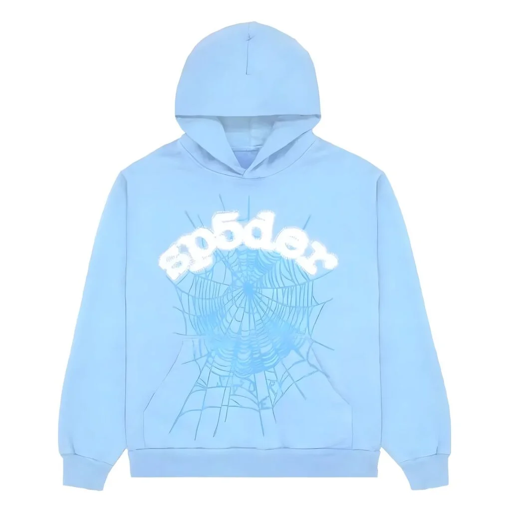 Sp5der Web Hoodie Sky Blue Sp5der Web Hoodie Sky Blue