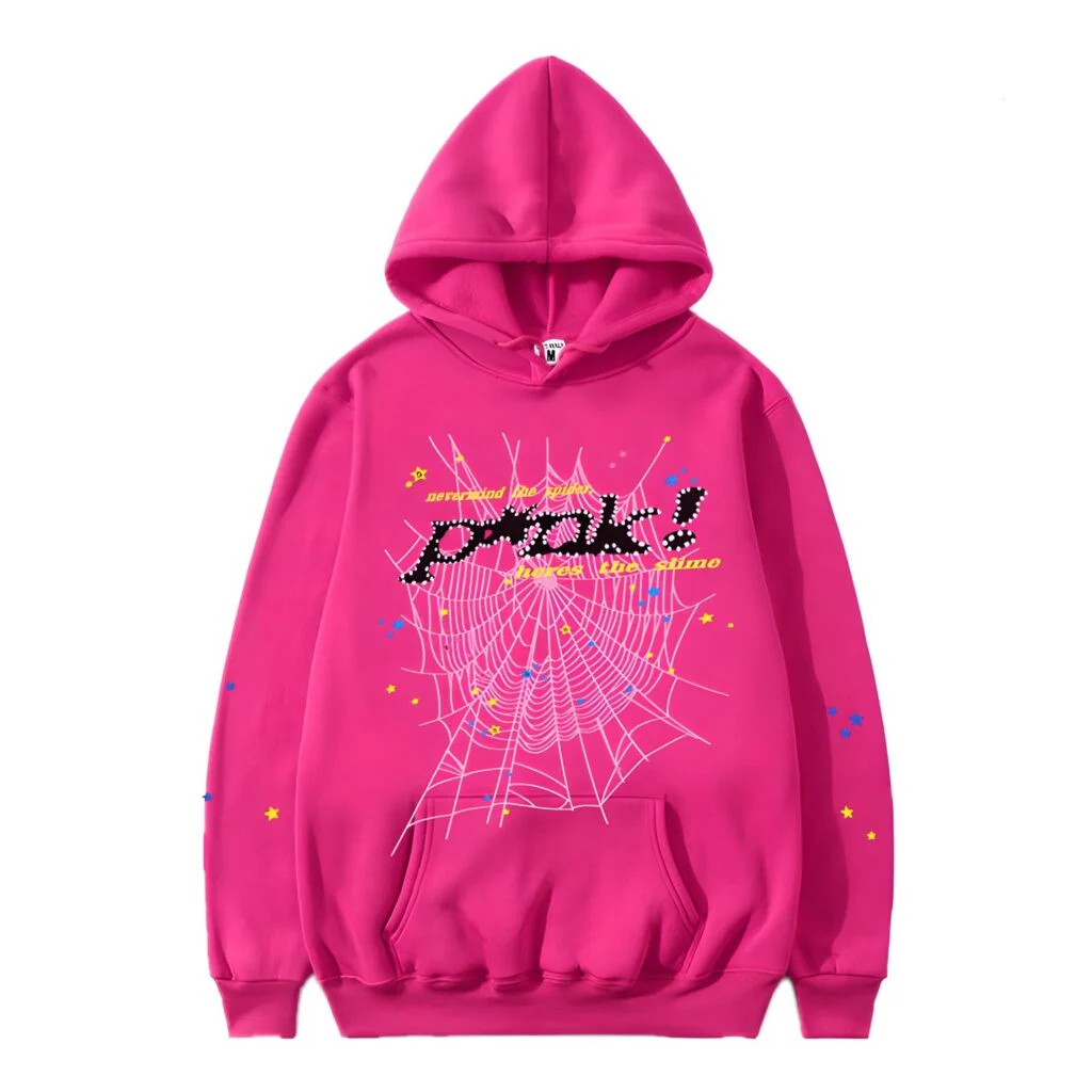 Sp5der P*NK Hoodie Pink Sp5der P*NK Hoodie Pink